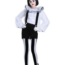 Fun Costumes Women's Vintage Pierrot Clown Costume