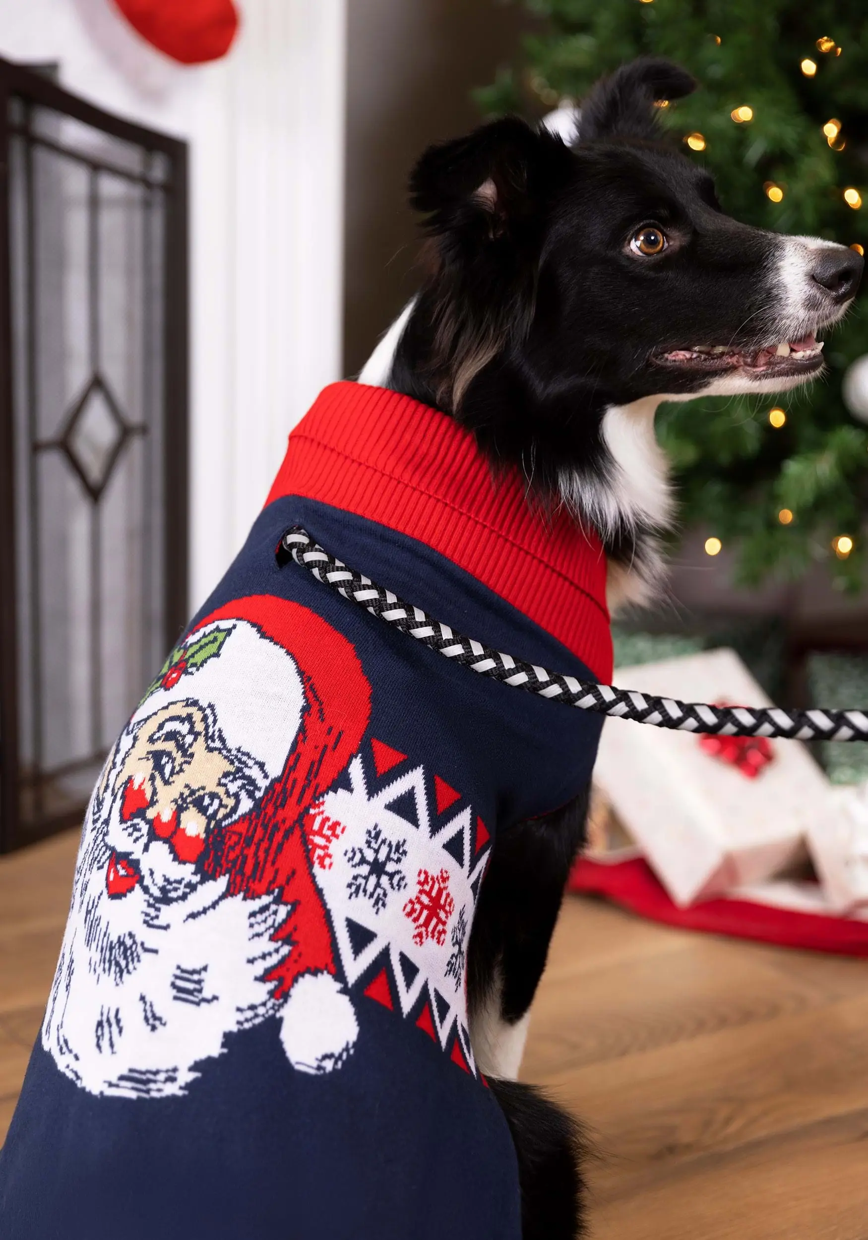 BigWan Apparel Co. Vintage Santa Christmas Sweater For Dogs 5 BigWan Apparel Co. Vintage Santa Christmas Sweater For Dogs - Image 5