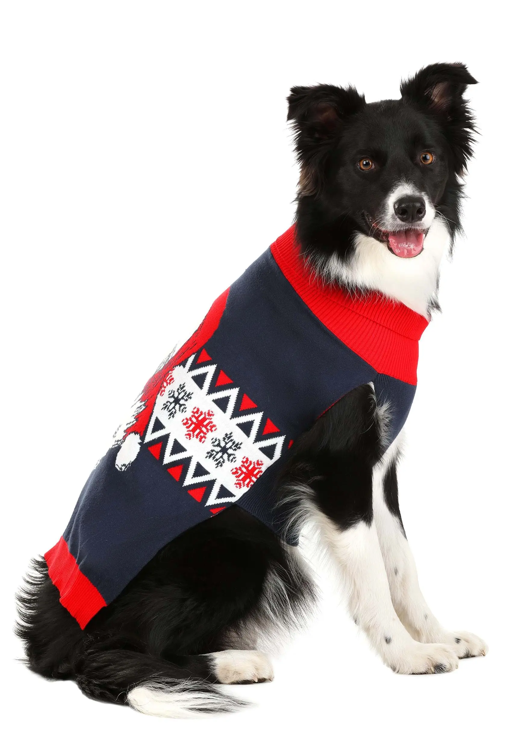 BigWan Apparel Co. Vintage Santa Christmas Sweater For Dogs 7 BigWan Apparel Co. Vintage Santa Christmas Sweater For Dogs - Image 7