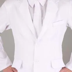 Fun Costumes White Suit Costume For Men -wizard of oz costume shop white suit mens costume alt 2