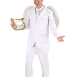 Fun Costumes White Suit Costume For Men -wizard of oz costume shop white suit mens costume alt 5