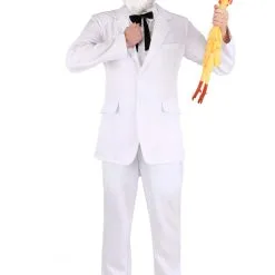 Fun Costumes White Suit Costume For Men -wizard of oz costume shop white suit mens costume alt 6