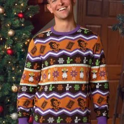 BigWan Apparel Co. Willy Wonka Ugly Sweater For Adults -wizard of oz costume shop willy wonka ugly sweater alt 9