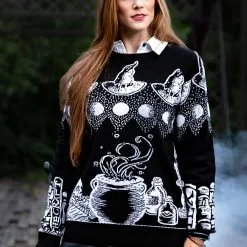 Shenzen Amilla Witch Spellcraft And Curios Halloween Sweater For Adults