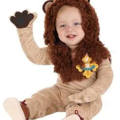 Jerry Leigh Wizard Of Oz Cowardly Lion Infant Costume -wizard of oz costume shop wizard of oz infant cowardly lion costume alt 2