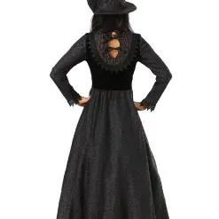 Fun Costumes Adult Deluxe Dark Witch Costume -wizard of oz costume shop womens deluxe dark witch costume alt2