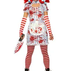 Seeing Red Evil Fast Food Girl Women's Costume