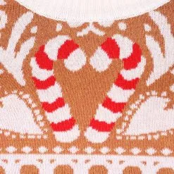 BigWan Apparel Co. Gingerbread House Ugly Christmas Sweater For Adults 22 BigWan Apparel Co. Gingerbread House Ugly Christmas Sweater For Adults -wizard of oz costume shop womens gingerbread house ugly christmas sweater alt 10