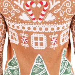 BigWan Apparel Co. Gingerbread House Ugly Christmas Sweater For Adults 23 BigWan Apparel Co. Gingerbread House Ugly Christmas Sweater For Adults -wizard of oz costume shop womens gingerbread house ugly christmas sweater alt 11