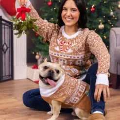 BigWan Apparel Co. Gingerbread House Ugly Christmas Sweater For Adults 14 BigWan Apparel Co. Gingerbread House Ugly Christmas Sweater For Adults -wizard of oz costume shop womens gingerbread house ugly christmas sweater alt 2