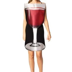 Morris Costumes Glass Of Red Wine Costume For Women