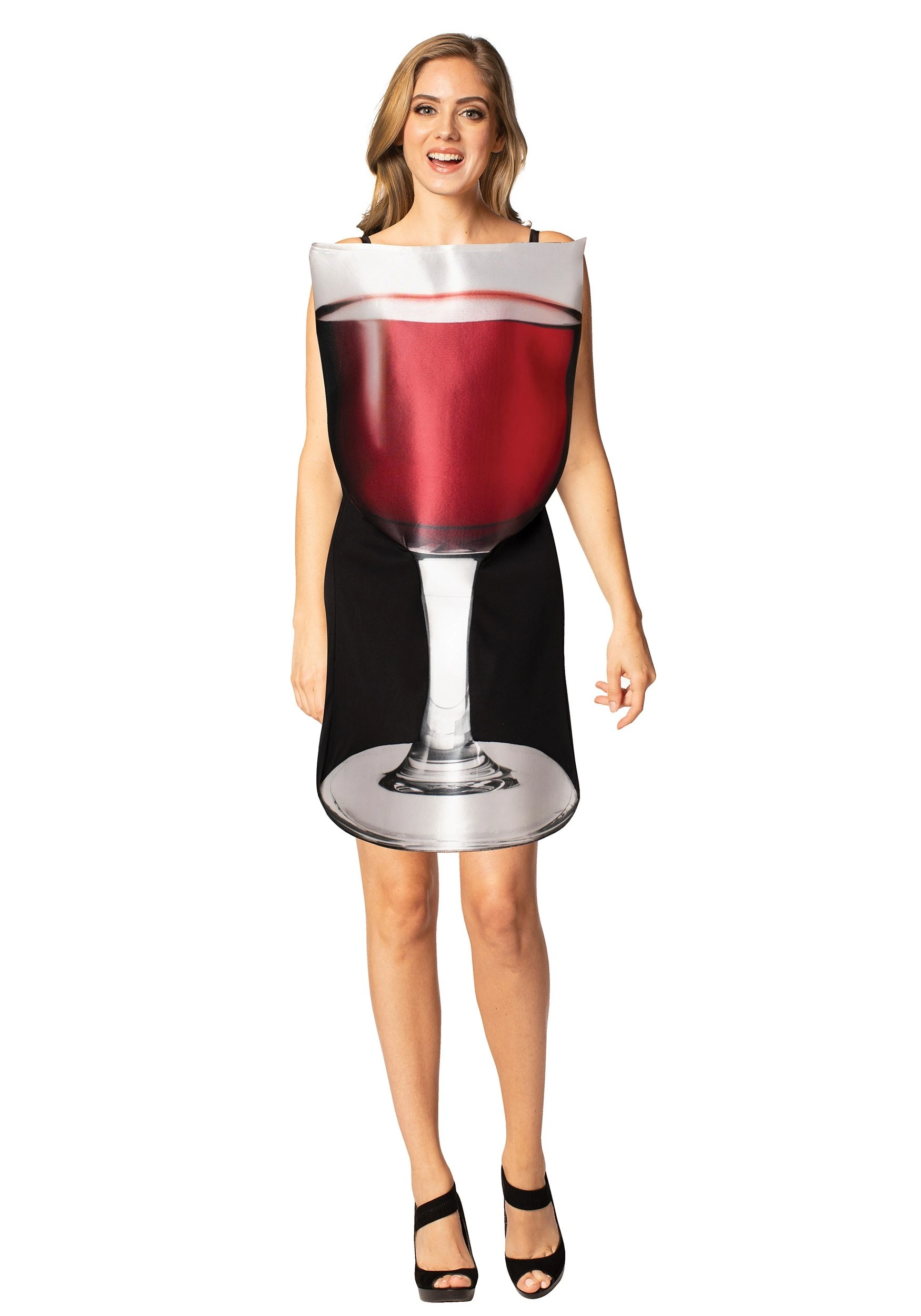 Morris Costumes Glass Of Red Wine Costume For Women 1 Morris Costumes Glass Of Red Wine Costume For Women