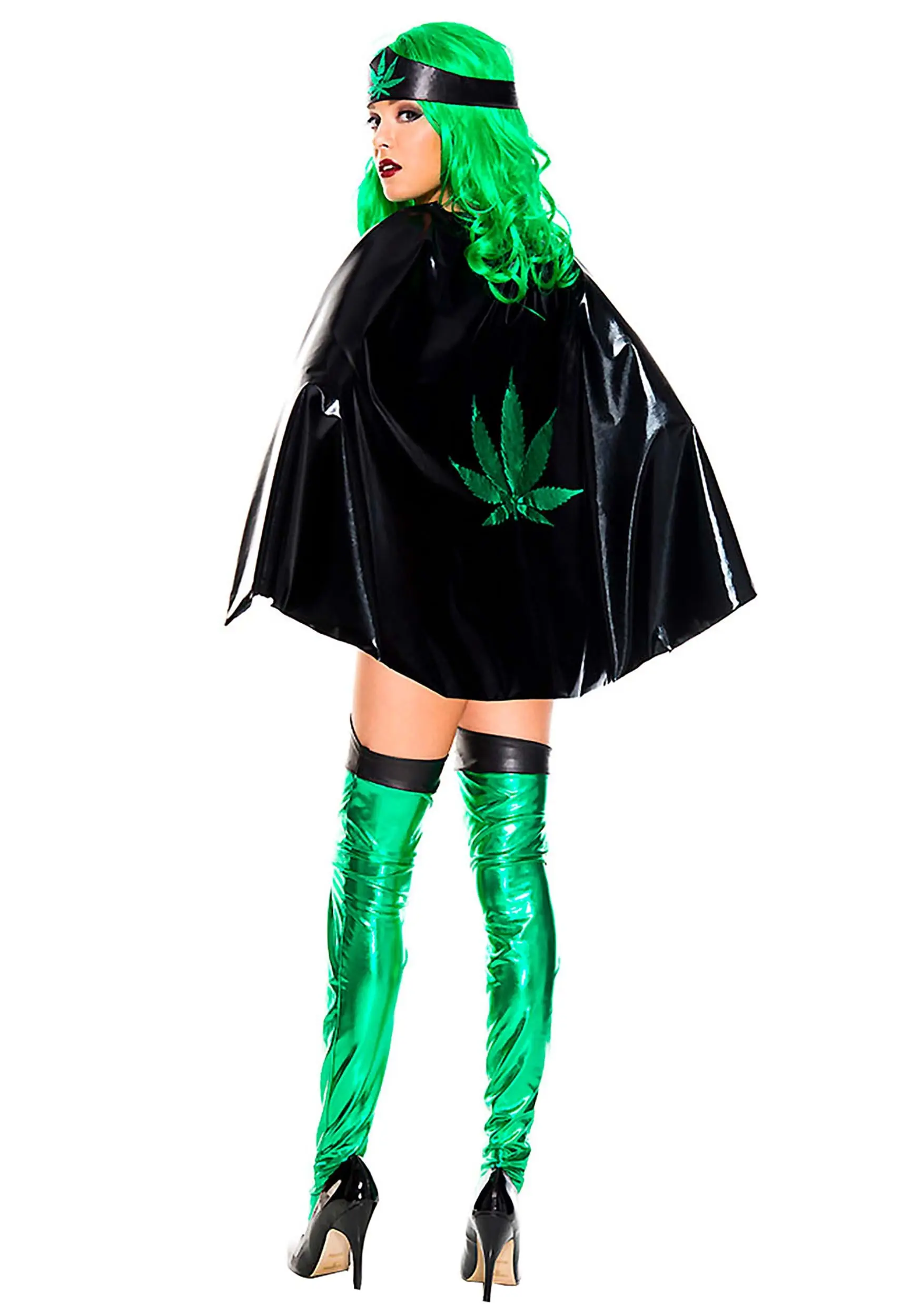 MUSIC LEGS Leafy Super Woman Costume For Women 2 MUSIC LEGS Leafy Super Woman Costume For Women - Image 2