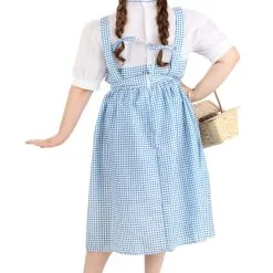 Fun Costumes Kansas Girl Long Dress Womens Costume -wizard of oz costume shop womens long dorothy dress alt 2