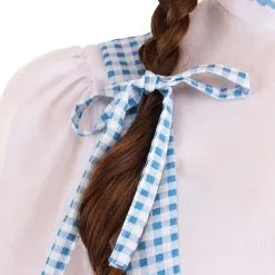 Fun Costumes Kansas Girl Long Dress Womens Costume -wizard of oz costume shop womens long dorothy dress alt 3