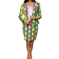 Womens Opposuits Harlequeen Suit -wizard of oz costume shop womens opposuits harlequeen suit alt 2