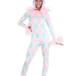 Armada Pastel Women's Diamond Clown Costume