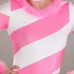 Fun Costumes Womens Pink Candy Cane Costume -wizard of oz costume shop womens pink candy cane jumpsuit alt 5