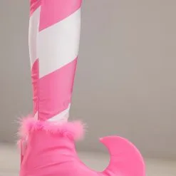 Fun Costumes Womens Pink Candy Cane Costume -wizard of oz costume shop womens pink candy cane jumpsuit alt 7 1