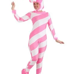 Fun Costumes Womens Pink Candy Cane Costume -wizard of oz costume shop womens pink candy cane jumpsuit alt 8 1