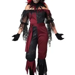 California Costume Collection Plus Size Women's Psycho Jester Costume