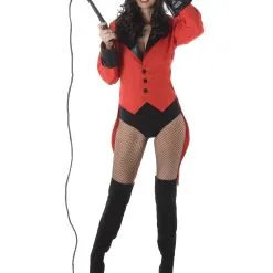 Karnival Costumes Women's Sexy Red Ringmaster Costume