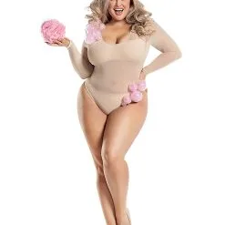 Party King Sexy Plus Size Bubble Bath Babe Costume For Women