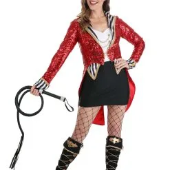 Armada Sexy Sequin Ringmaster Costume For Women 6 Armada Sexy Sequin Ringmaster Costume For Women -wizard of oz costume shop womens sexy sequin ringmaster costume alt 2
