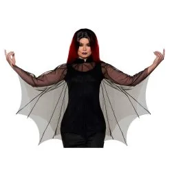 Underwraps Women's Sheer Bat Costume Poncho