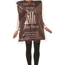 Morris Costumes Soy Sauce Packet Costume Adult Women