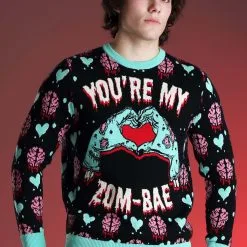 BigWan Apparel Co. You're My Zom-Bae Valentines Day Adult Sweater